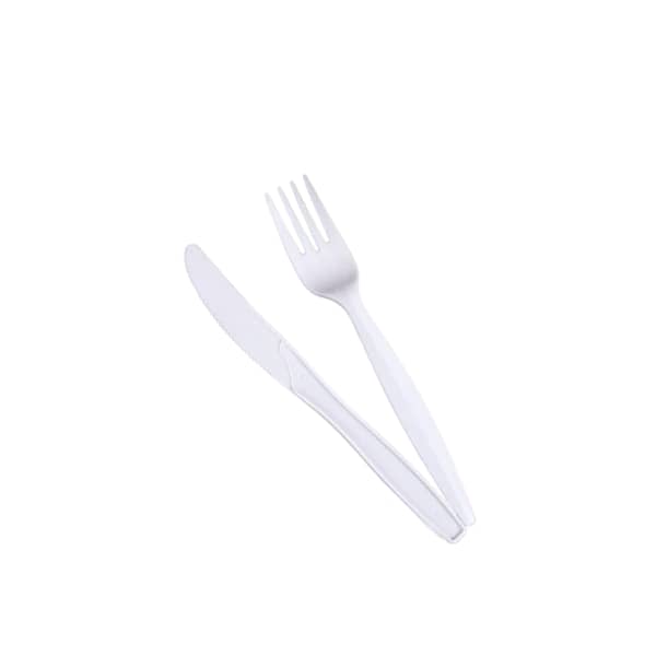 Plastic Fork and Knife Set